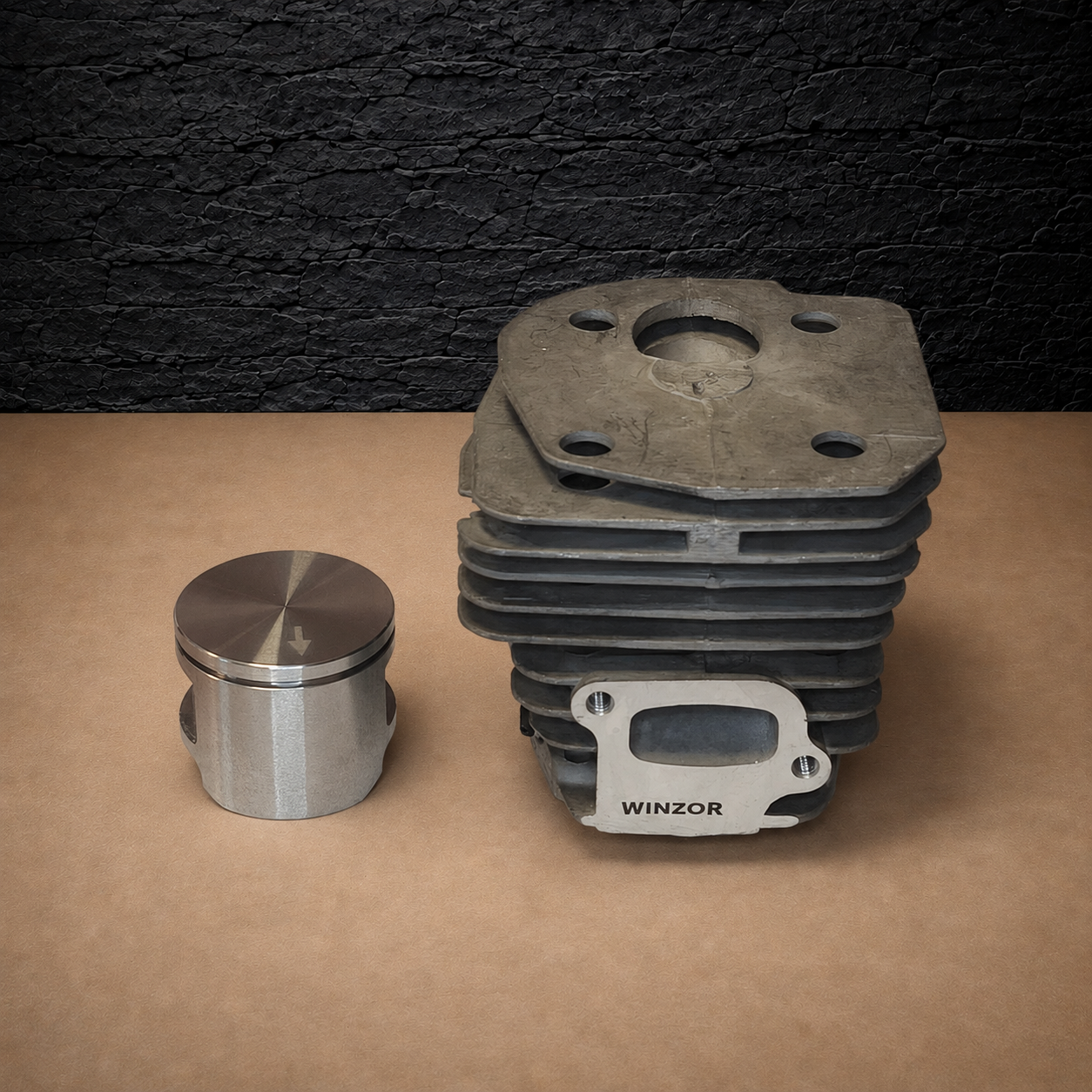 cylinder & piston assembly kit for husqvarna 346 346xp 350 351 353 chainsaw Ø45 537253102 cilindro ir stūmoklio komplektas „Husqvarna“ grandininiams pjūklams 346, 346XP, 350, 351, 353, Ø45, 537253102