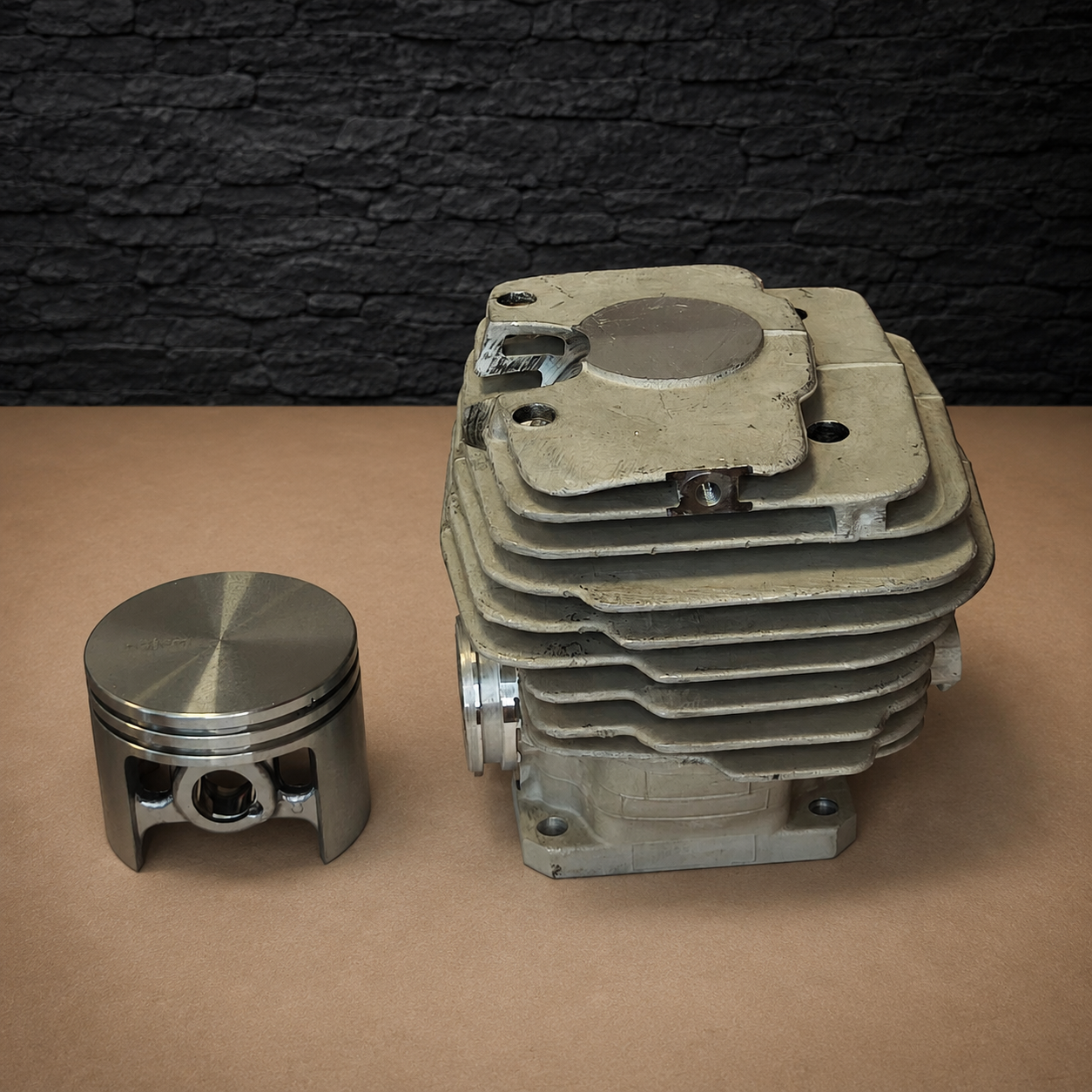 cylinder & piston kit 52mm 11190201202 nikasil stihl ms380 038 038av 038 magnum cilindro ir stūmoklio komplektas, 52 mm, 11190201202, „Nikasil“, „Stihl“ MS380, 038, 038AV, 038 Magnum