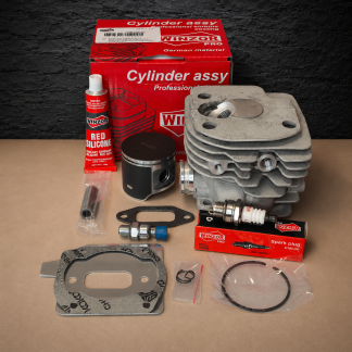 cylinder & piston kit 48mm nikasil #503939071 husqvarna 362 365 371 372 jonsered 2065 2165