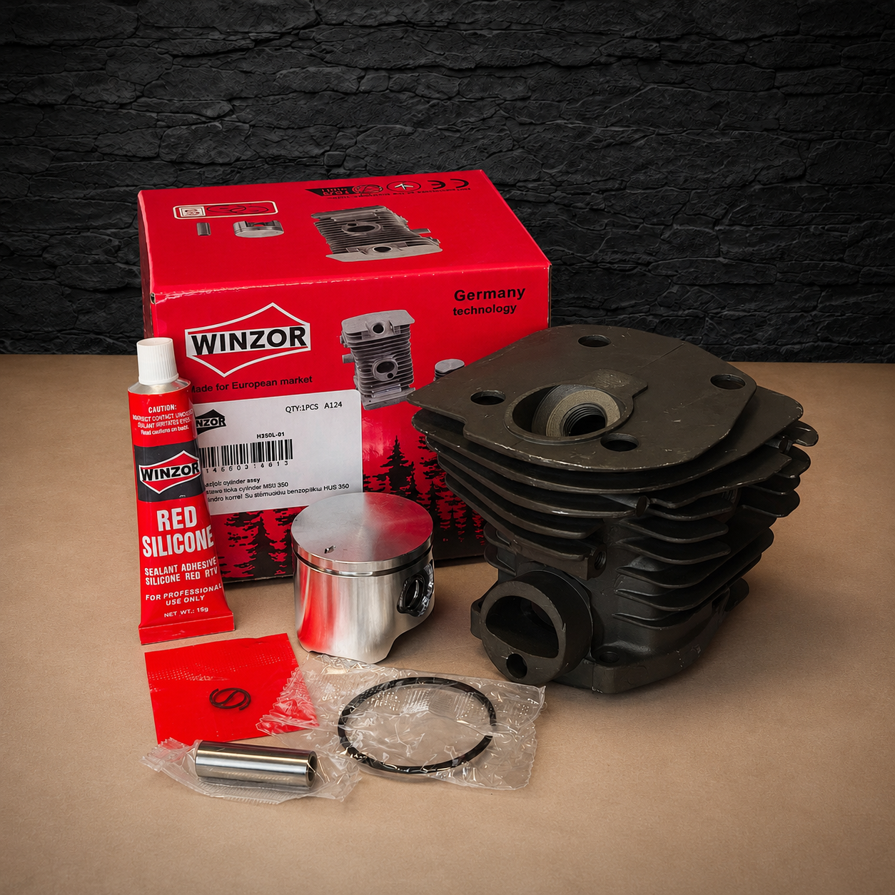 cylinder & piston kit for husqvarna 350 345 340 346xp; 503869903 503869971 cylinder & piston kit for husqvarna 350 345 340 346xp; 503869903 503869971