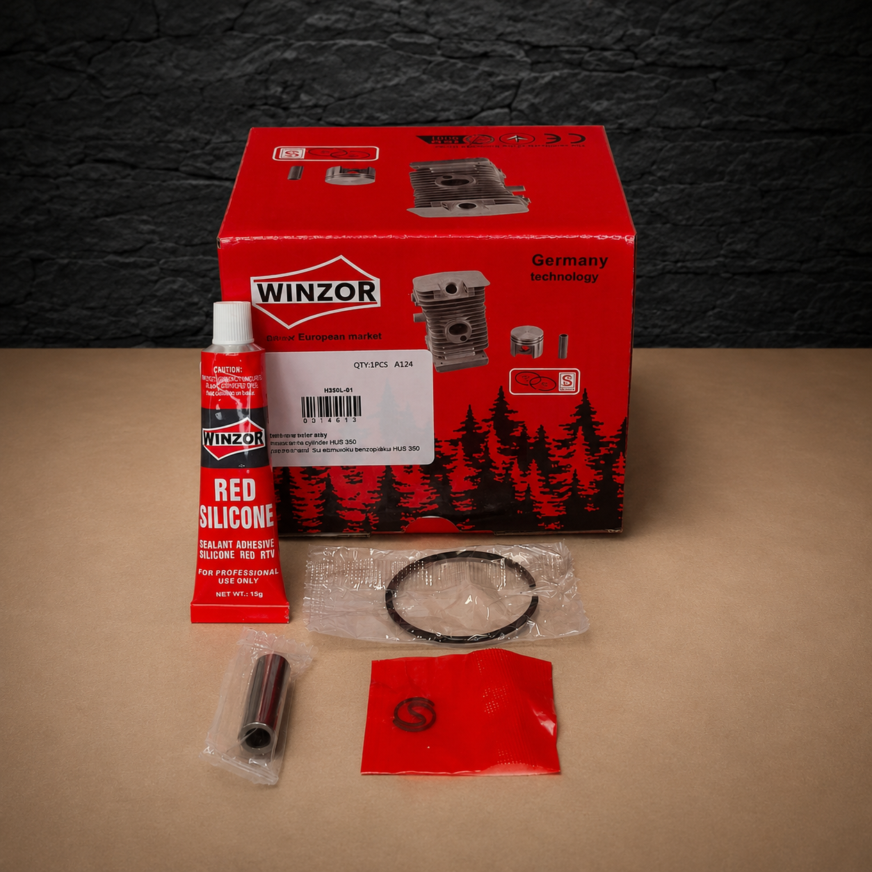 cylinder & piston kit for husqvarna 350 345 340 346xp; 503869903 503869971 cylinder & piston kit for husqvarna 350 345 340 346xp; 503869903 503869971