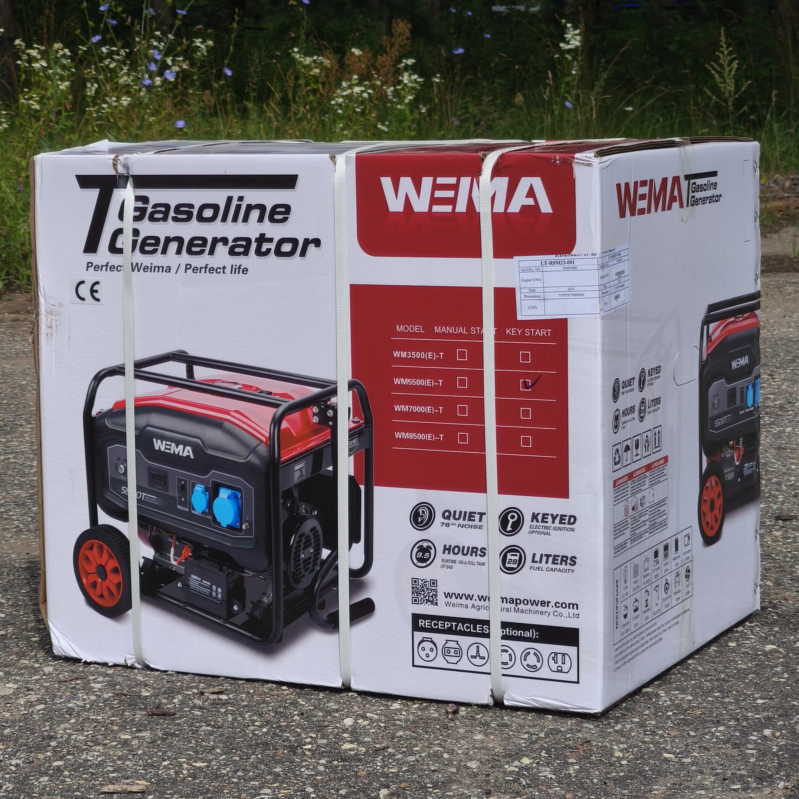 generator weima wm5500e t
