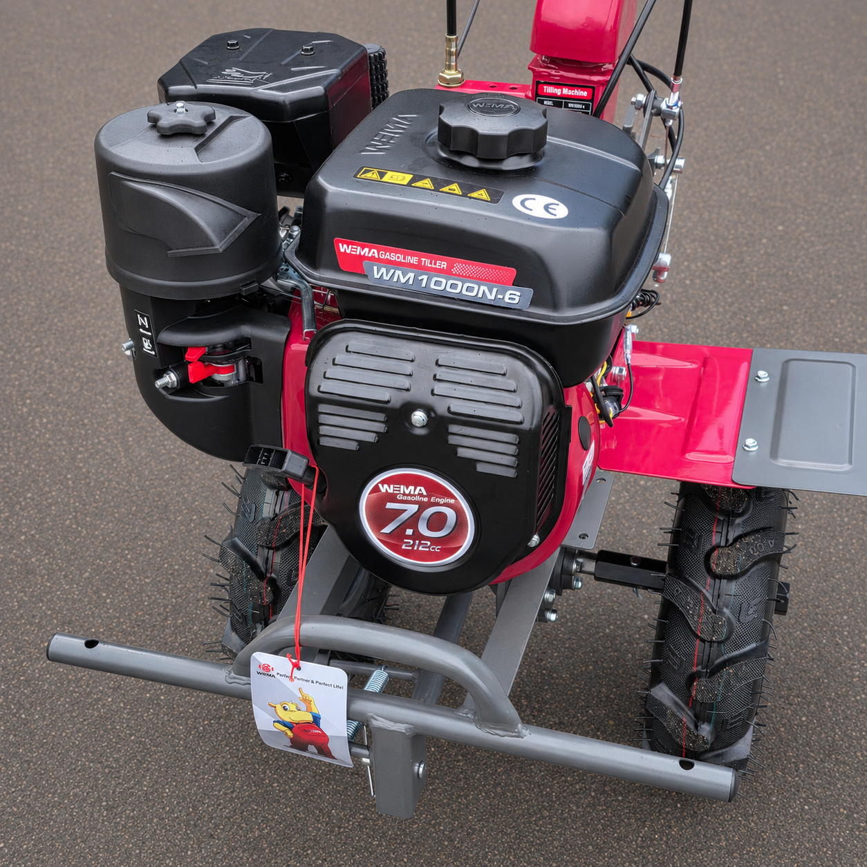 WEIMA WM1000N-6 Petrol Tiller with Vibration-Reducing KM Handle - Image 9