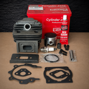 40mm Cylinder and Piston Assembly Kit for H169, 40-5, BC415B and C520 43cc Brushcutters – Metal Box