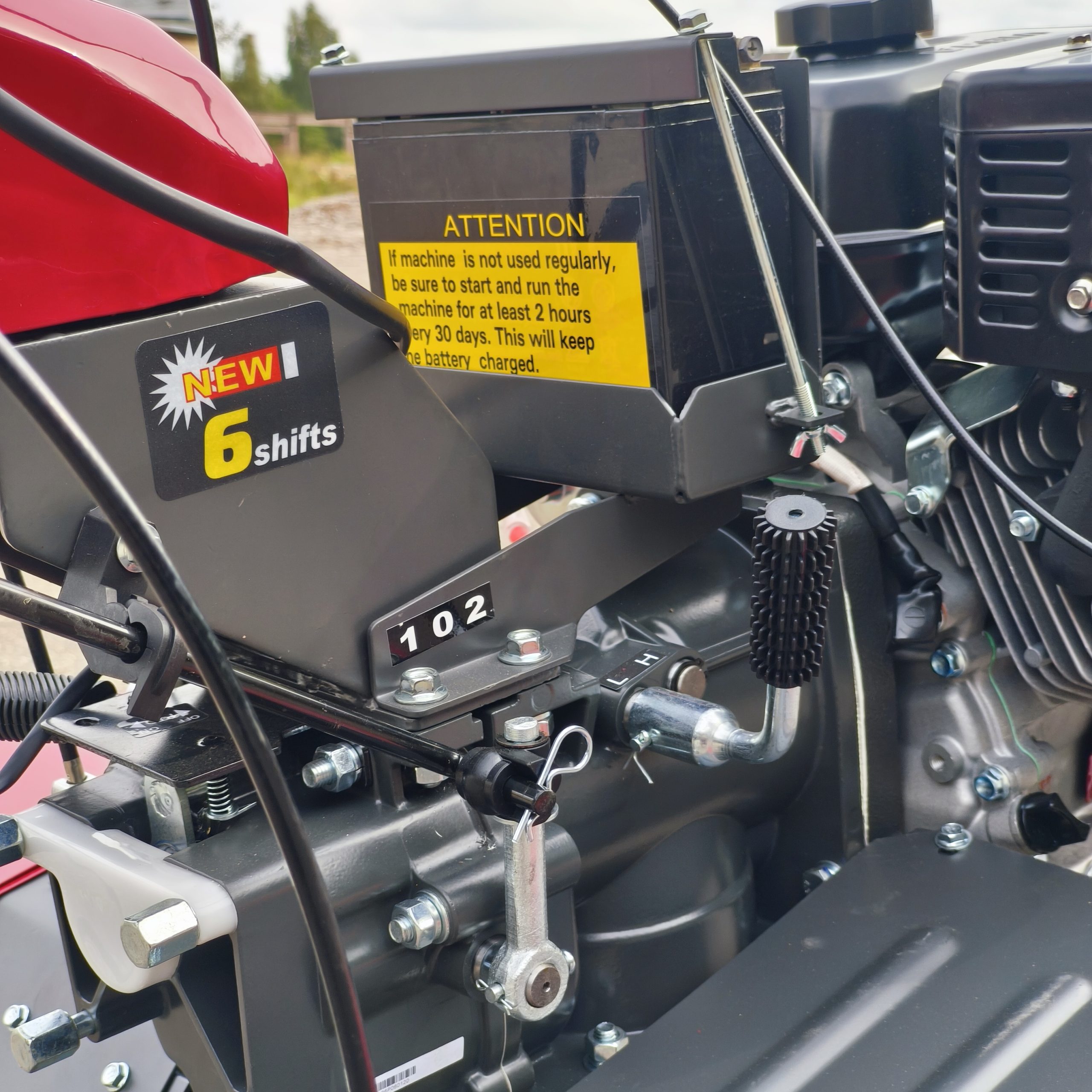 WEIMA WM1100DE-6 9 hp Petrol Tiller – 4+2 Gears, Electric Start & Differential Steering - Image 18