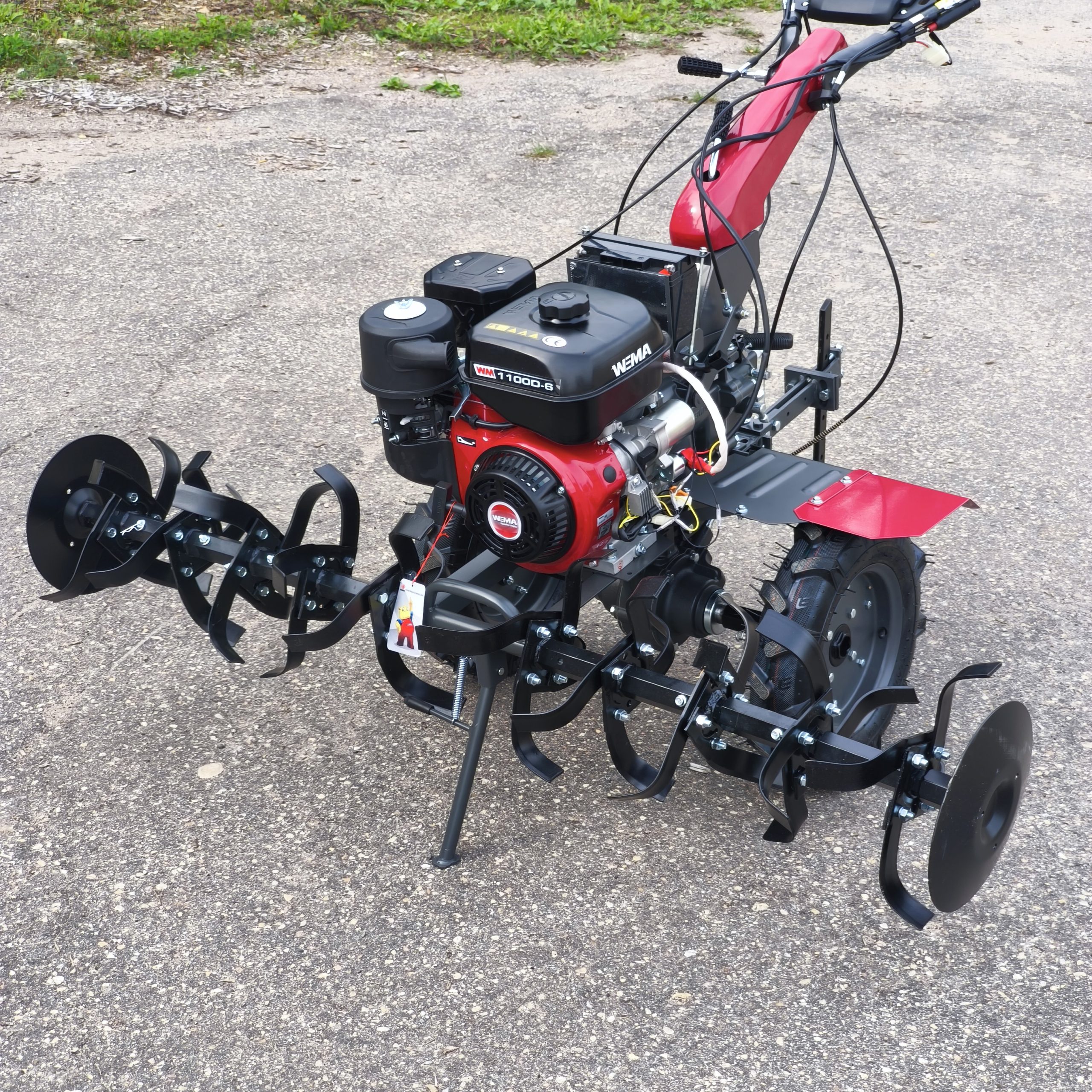 WEIMA WM1100DE-6 9 hp Petrol Tiller – 4+2 Gears, Electric Start & Differential Steering - Image 25